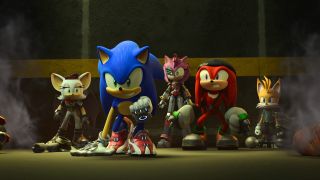 Sonic, knuckles and others in Sonic Prime