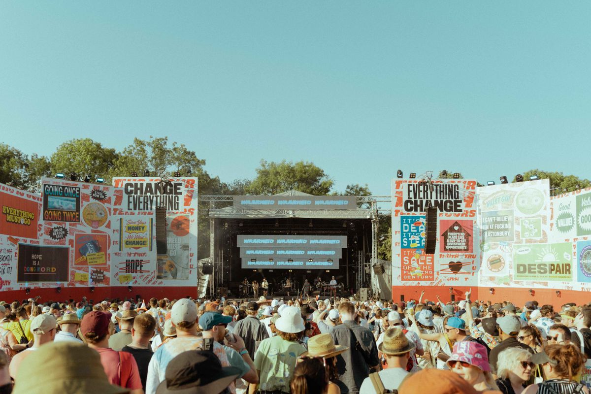 Glastonbury festival photography