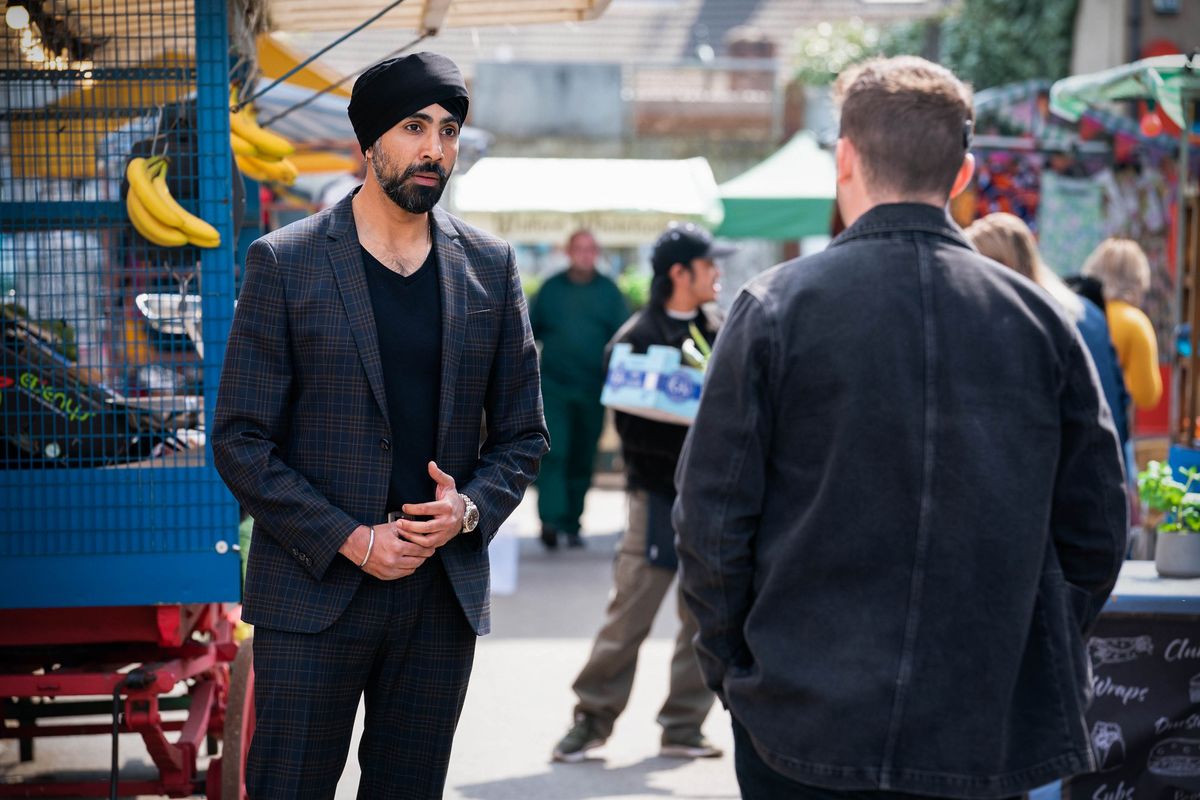 Kheerat Panesar thanks Ben Mitchell in EastEnders.