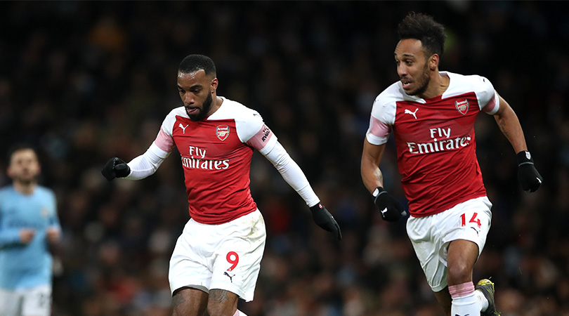 Pierre-Emerick Aubameyang and Alexandre Lacazette