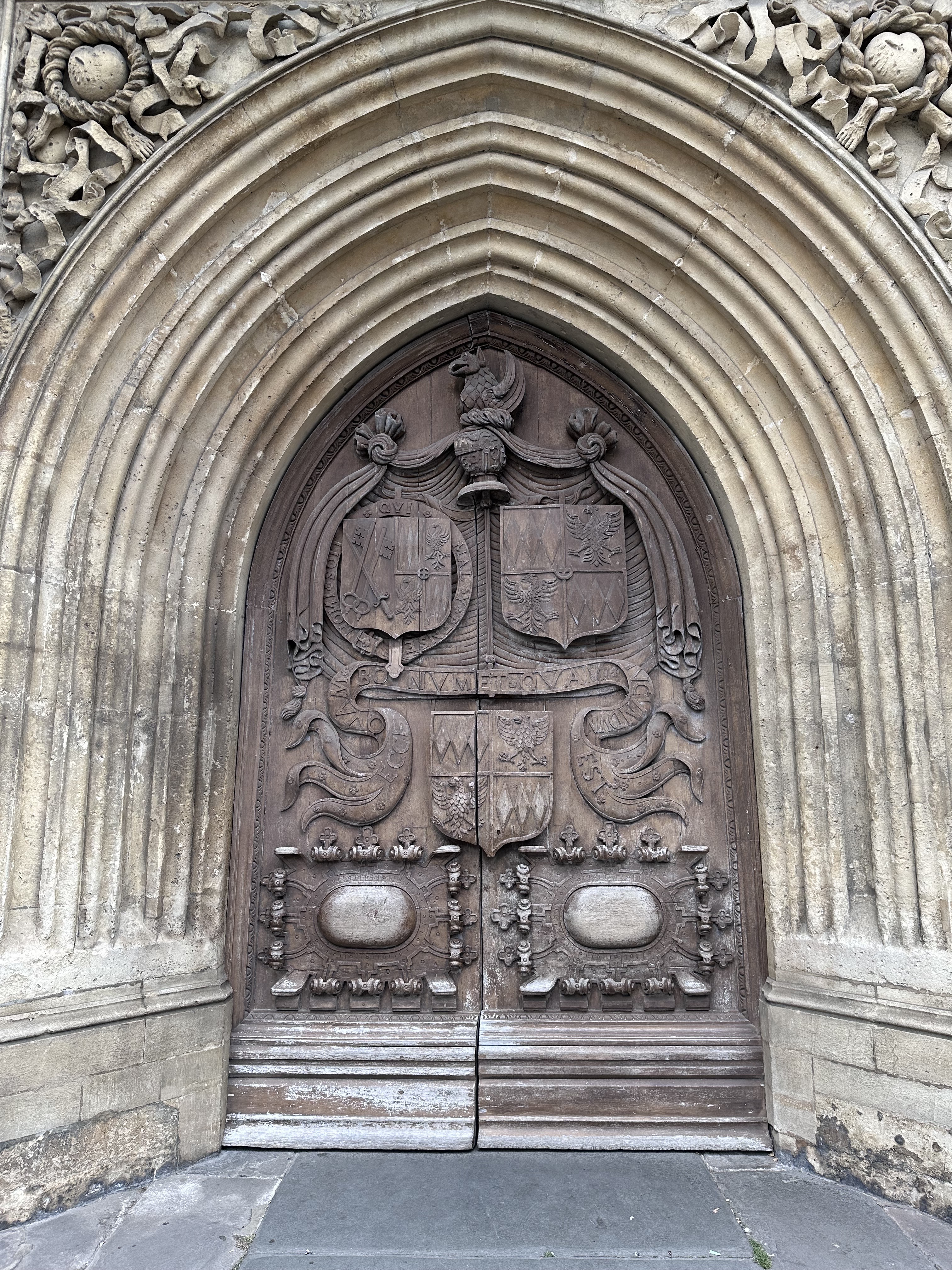 A photo of a church door taken on the iPhone main lens
