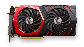 MSI's GTX 1080 Gaming X 8G is a big card, thanks to its beefy cooler and large fans.