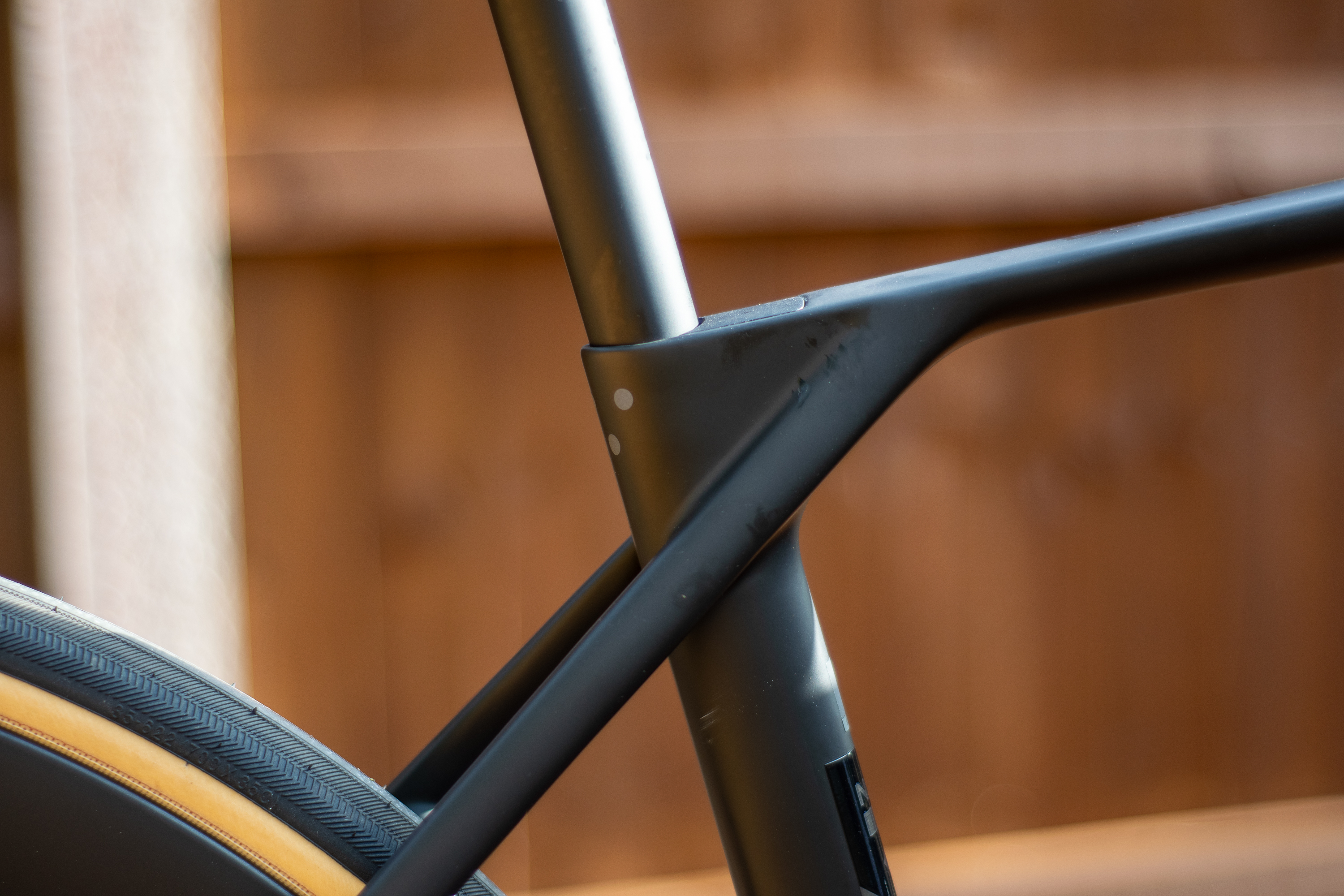 A black Trek Domane SLR 7 AXS