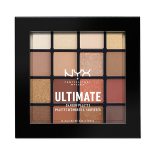 NYX Professional Makeup ultimate eye shadow palette in warm neutrals