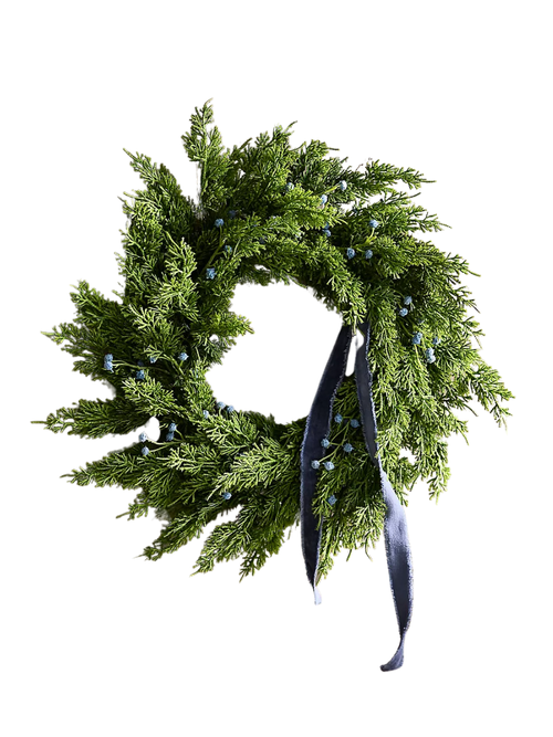 Terrain Faux Juniper Berry Wreath
