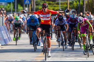 Il Giro di Sicilia 2021 2nd stage Selinunte Mondello 173 km 29092021 Juan Sebastian Molano COL UAE Team Emirates photo Dario BelingheriBettiniPhoto2021