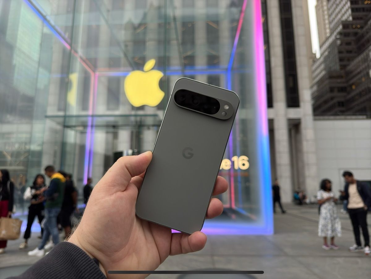 Apple Store photo before making any edits