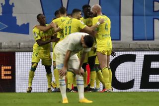 Nantes celebrated a fine away win at Marseille