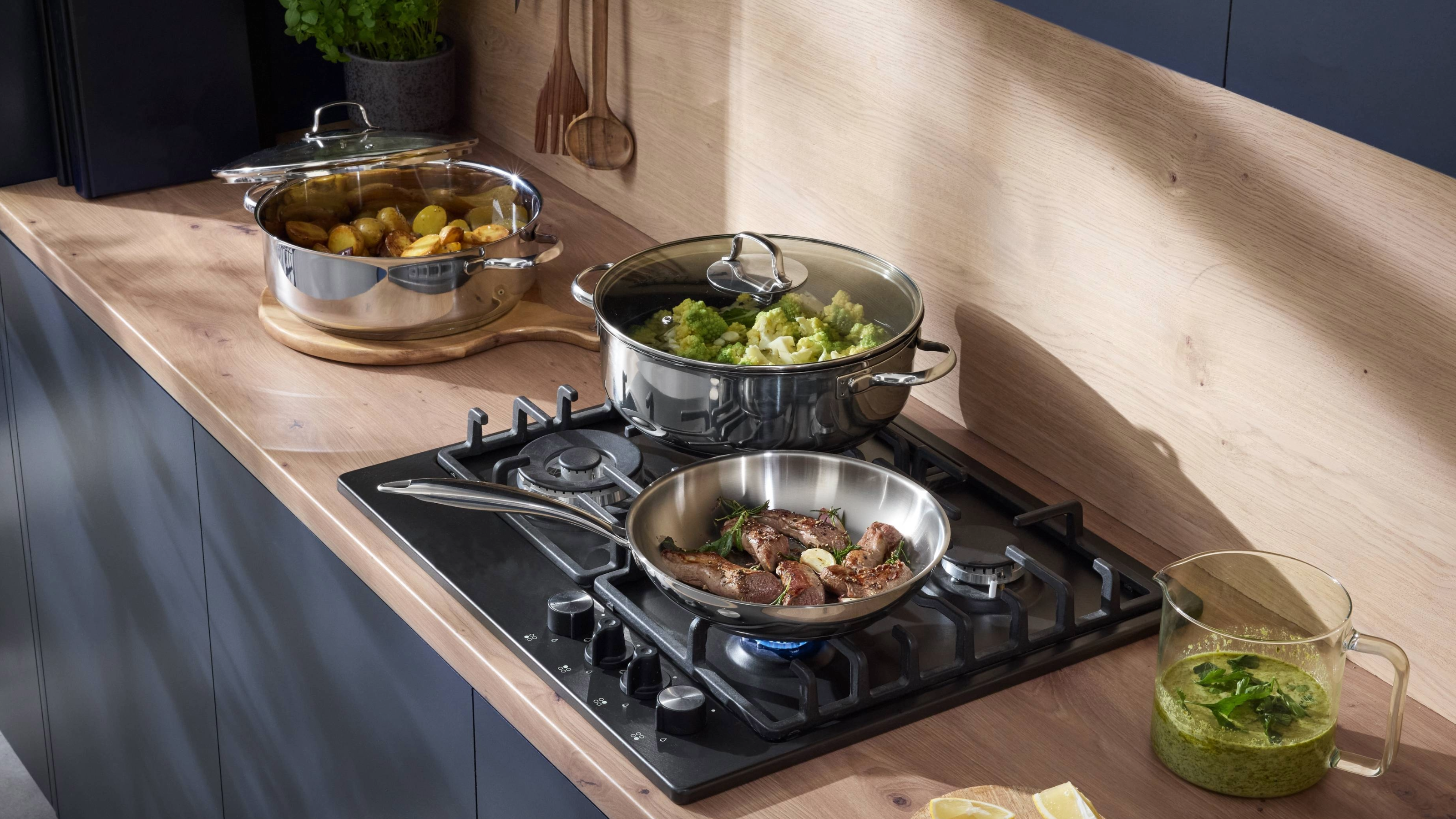 LIDL stainless steel pan collection