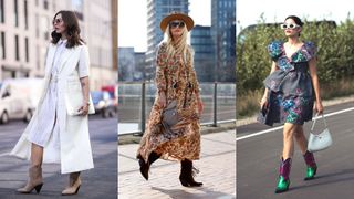How to wear cowboy boots with dresses