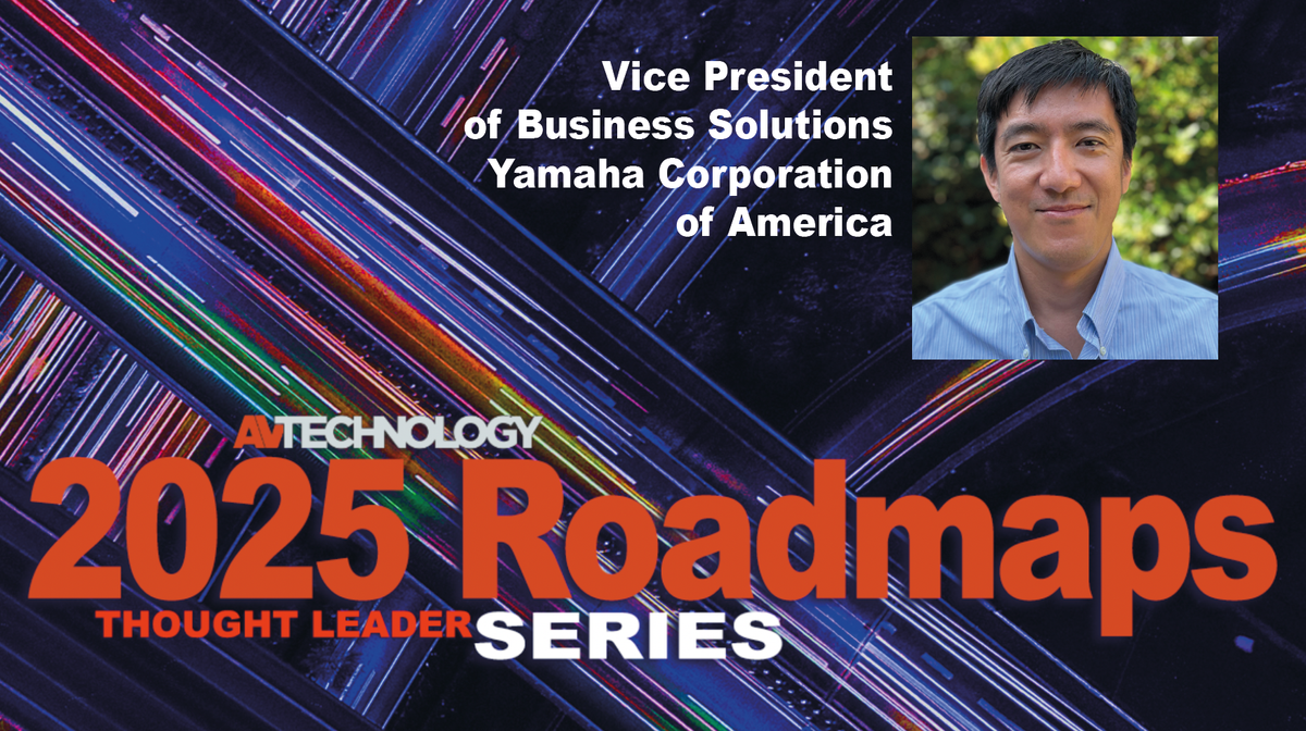 Sotaro Nishida, Vice President of Business Solutions at Yamaha Corporation of America 