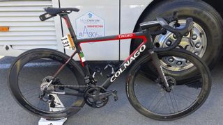 UAE Team Emirates’ Tadej Pogačar plumped for tubeless Vittoria Corsa Graphene 2.0 tyres on his 2020 Tour de France-winning Colnago V3Rs