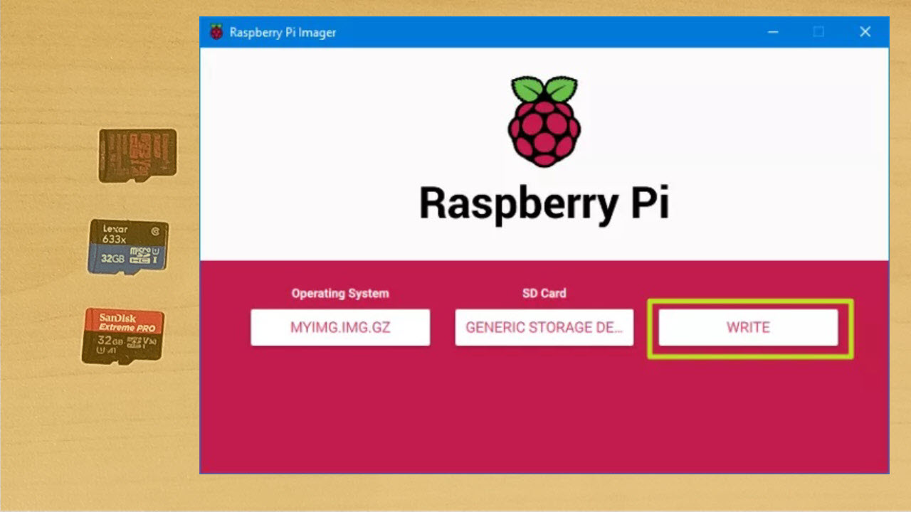 Imager raspberry pi Advanced Options