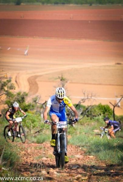 A rider in action in the South African marathon series