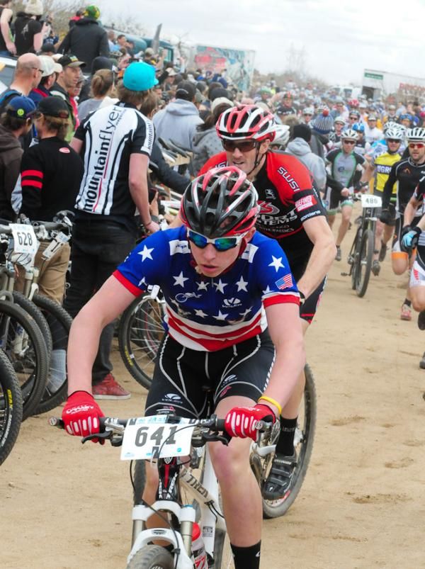 Tyler Coplea, 24-hour Junior Champion got off to a top 10 start.