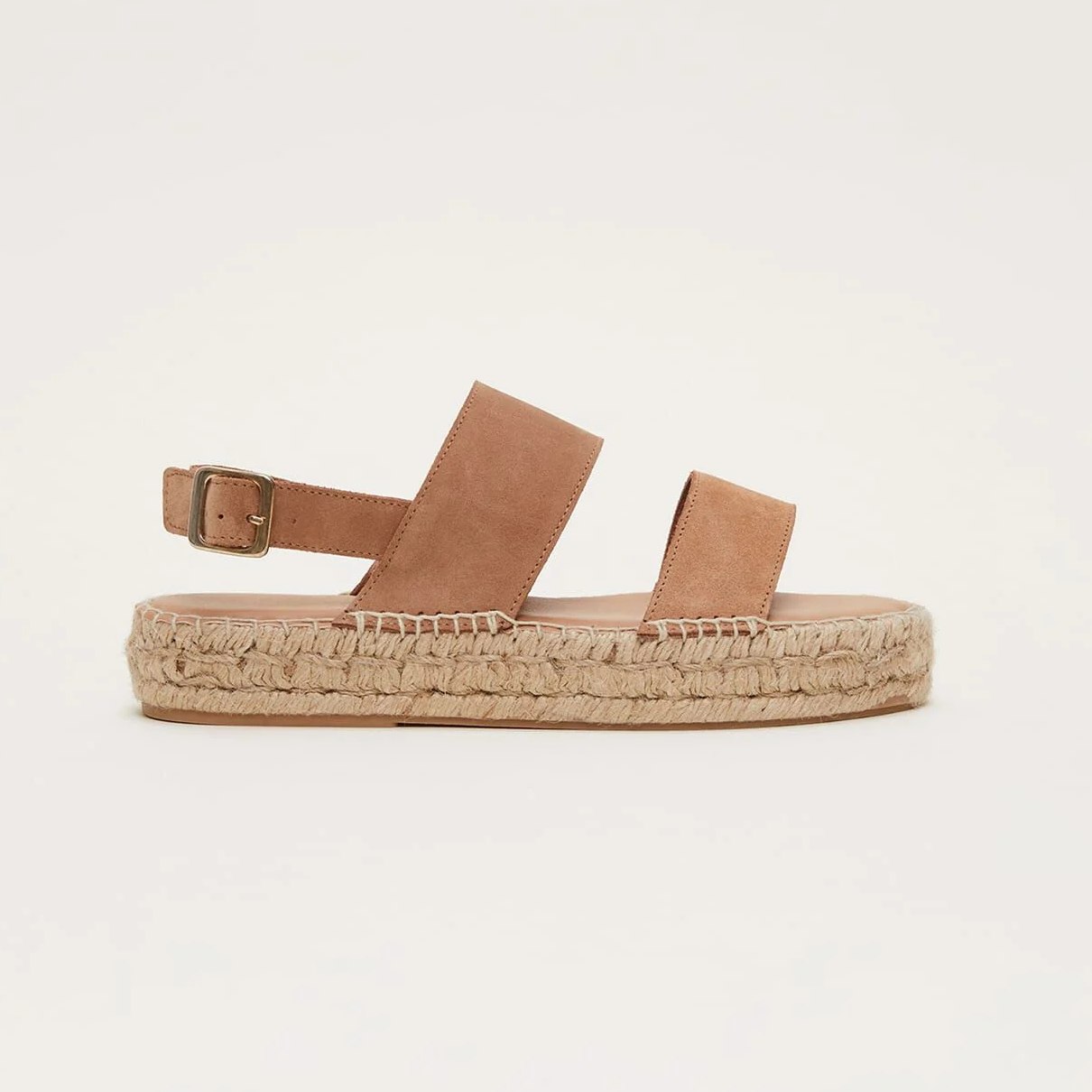 Phase Eight Brown Suede Espadrilles