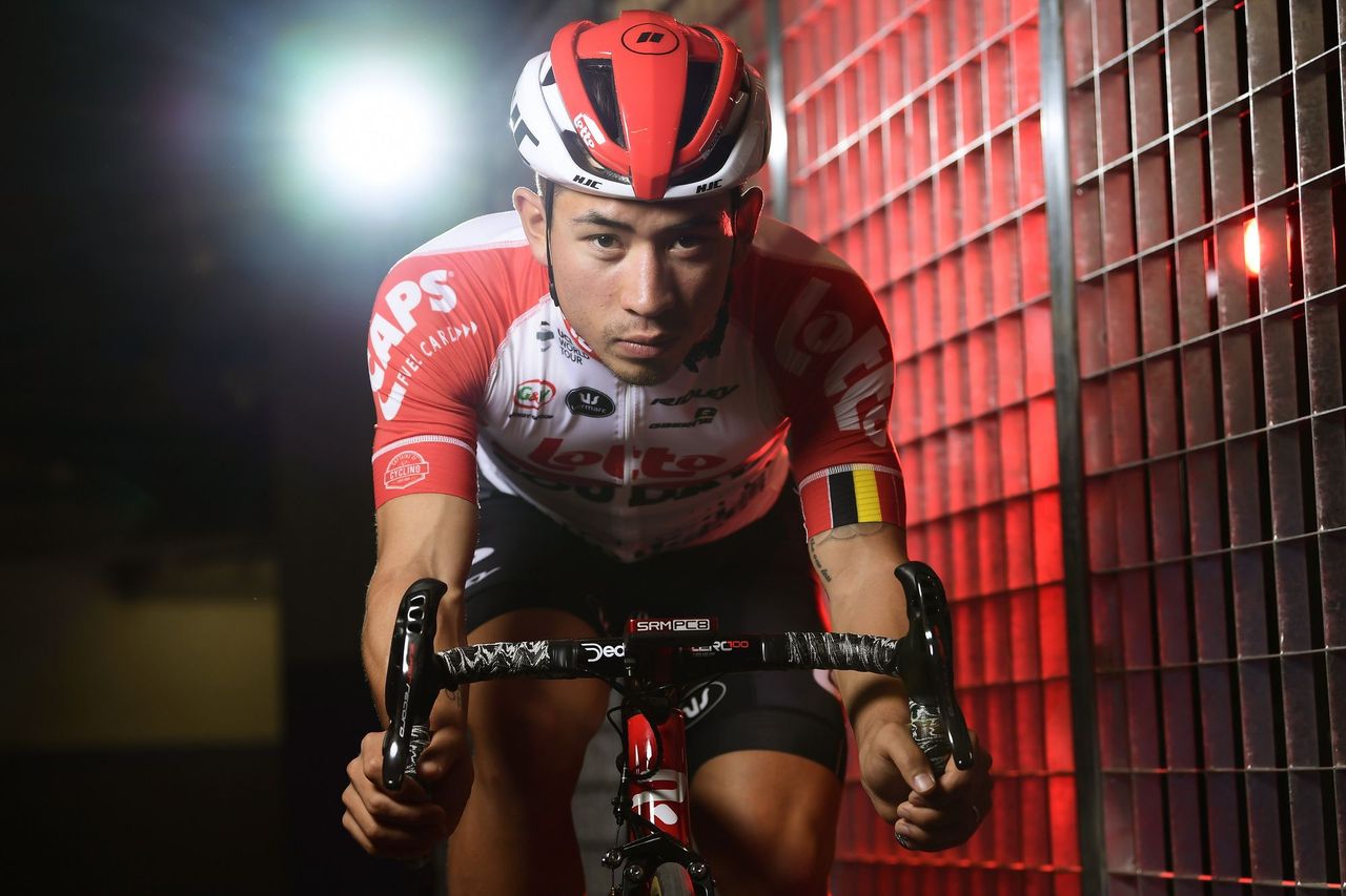 Caleb Ewan at the Lotto Soudal camp