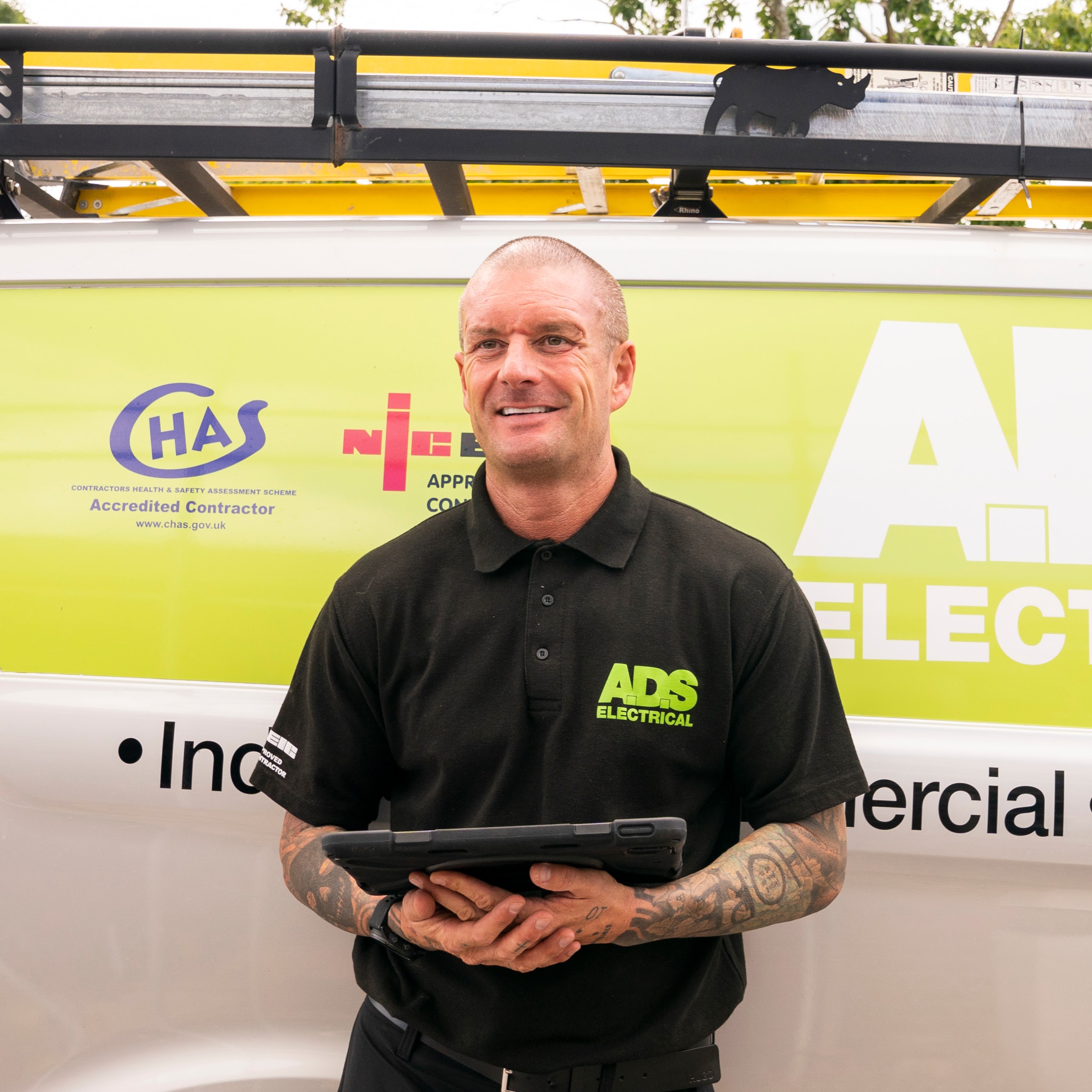 ADS Electrical director, Dan Collinge
