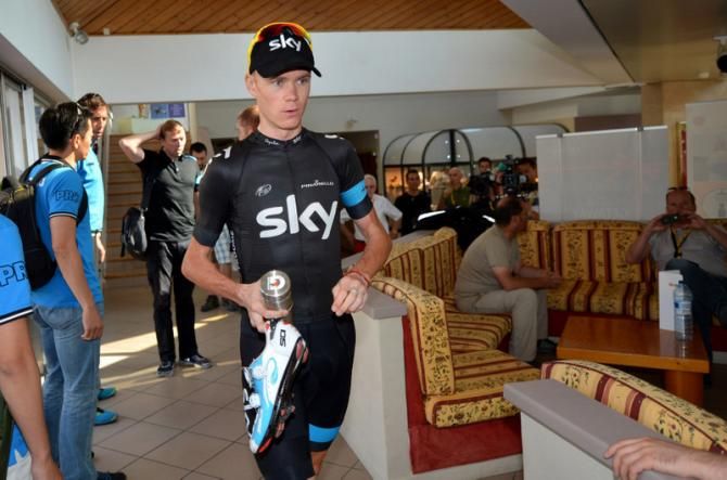 Tour de France leader Chris Froome was in-demand