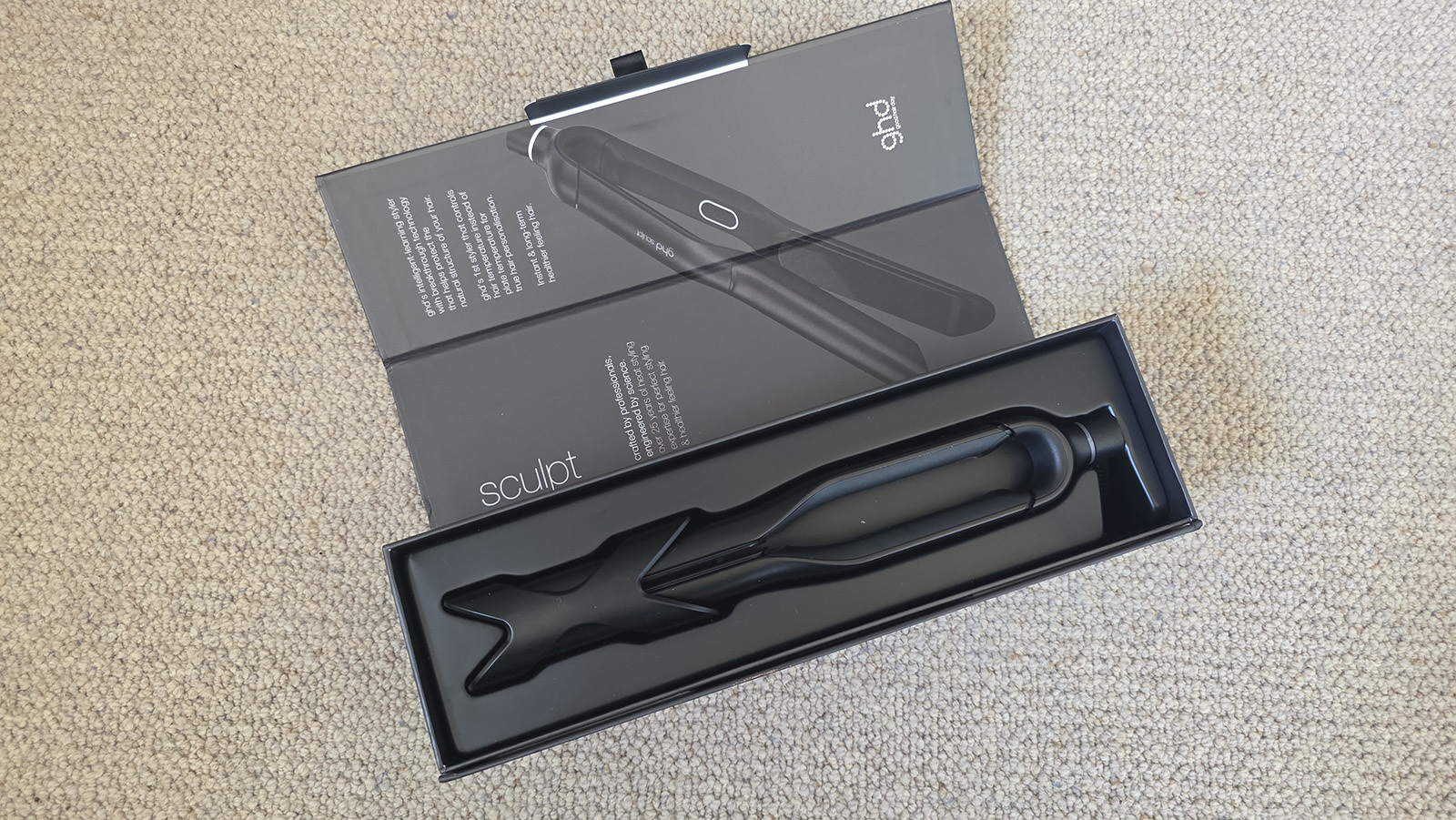 GHD sculpt in box