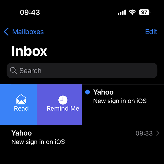 How to use email reminders on iPhone