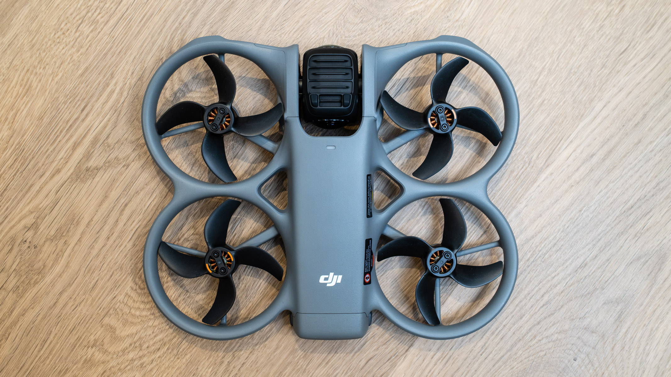 Vista superior do DJI Avata 360