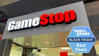 GameStop storefront with a Tom's Guide Black Friday deal tag