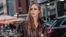 Jessica Alba is seen on September 17, 2025 in New York City