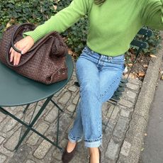 WWW Editor Josephine Hadjiloucas wearing Levi jeans