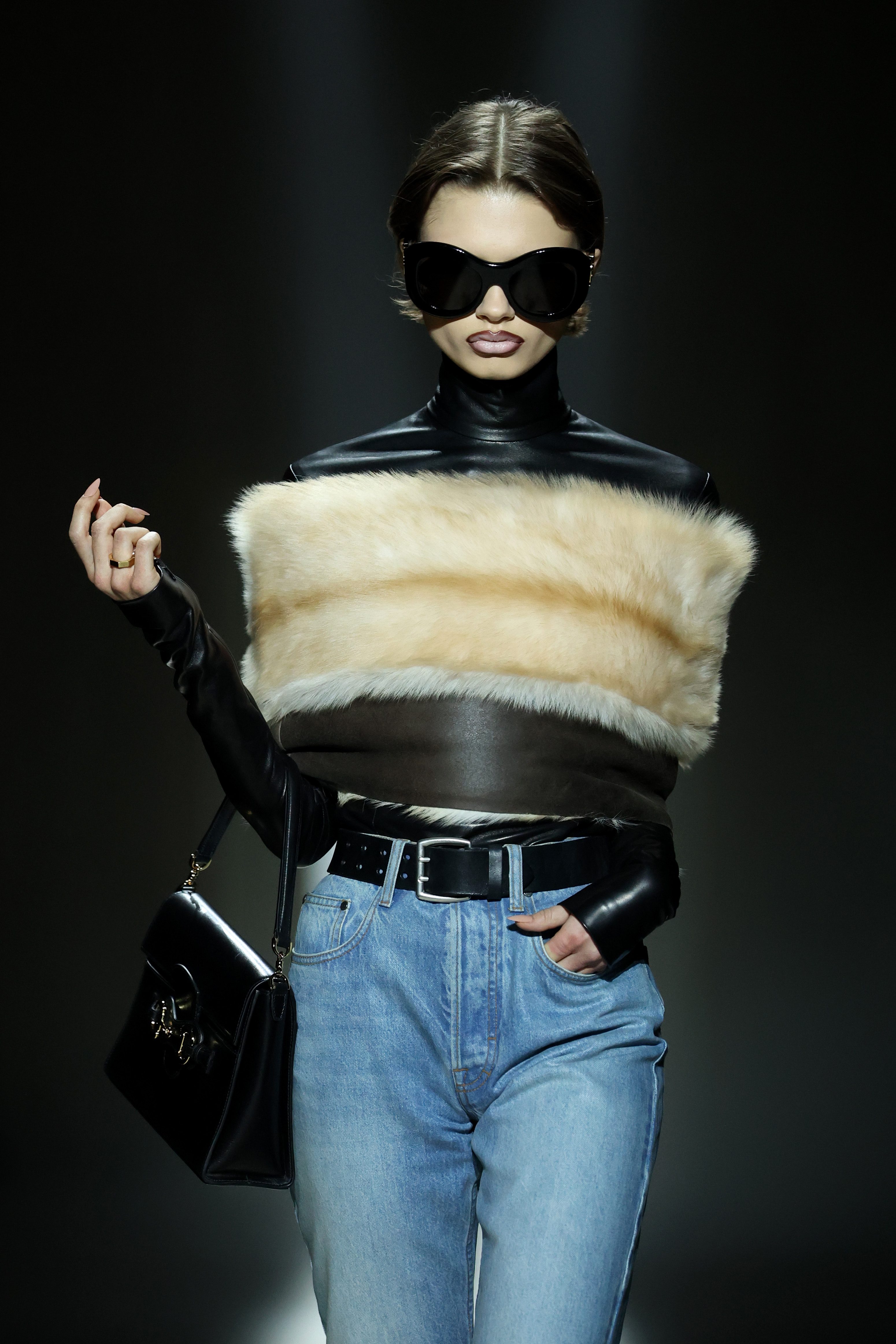 a model on the Gucci Fall 2026 runway