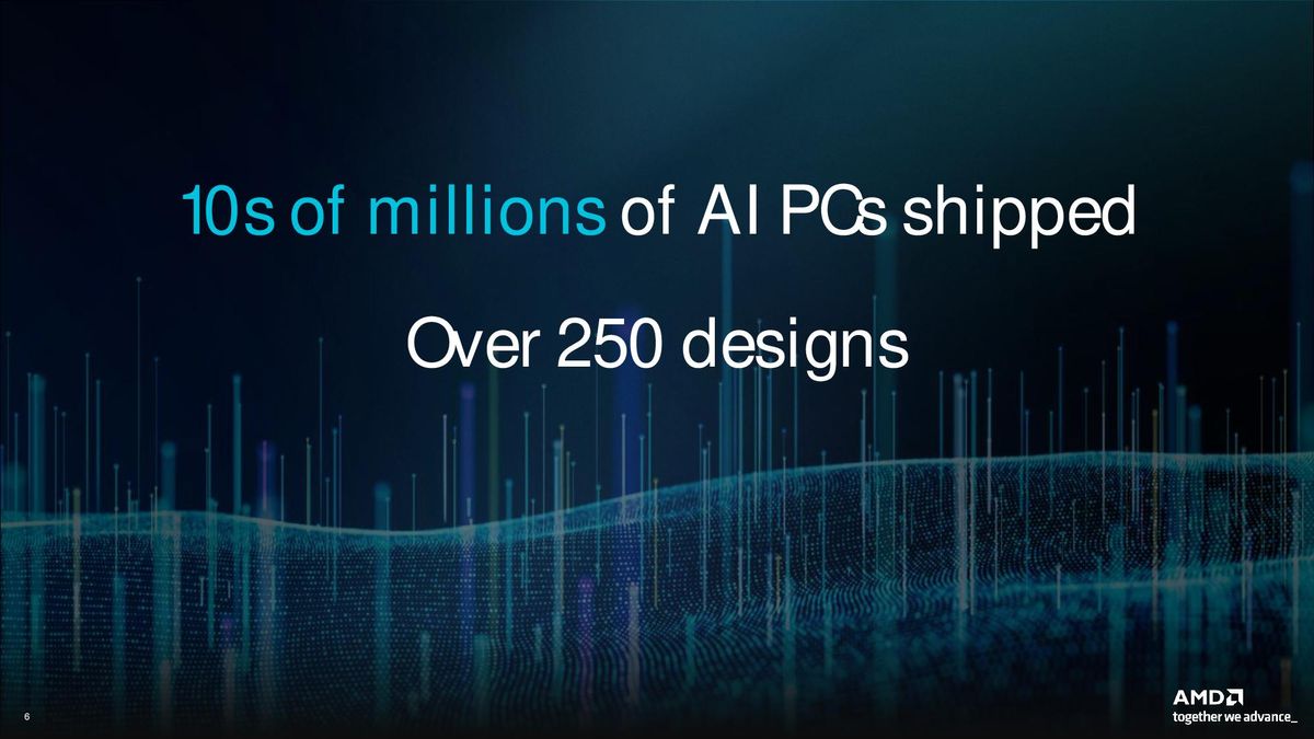 AMD agentic PC presentation.