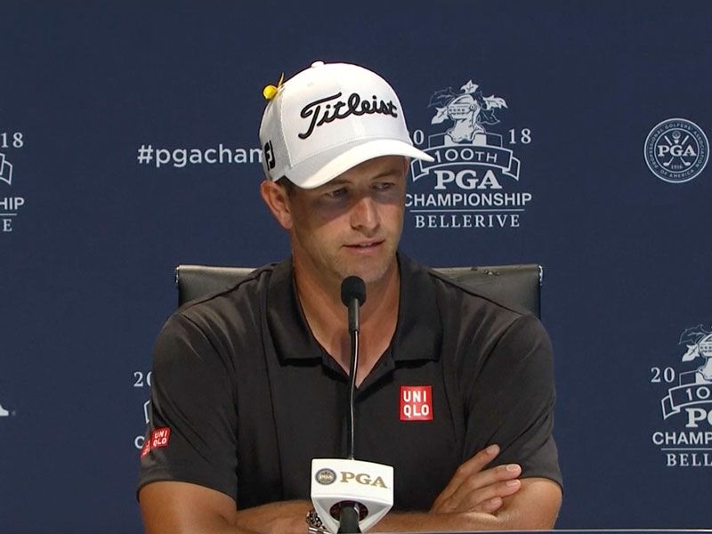 Adam Scott Post USPGA Championship Interview