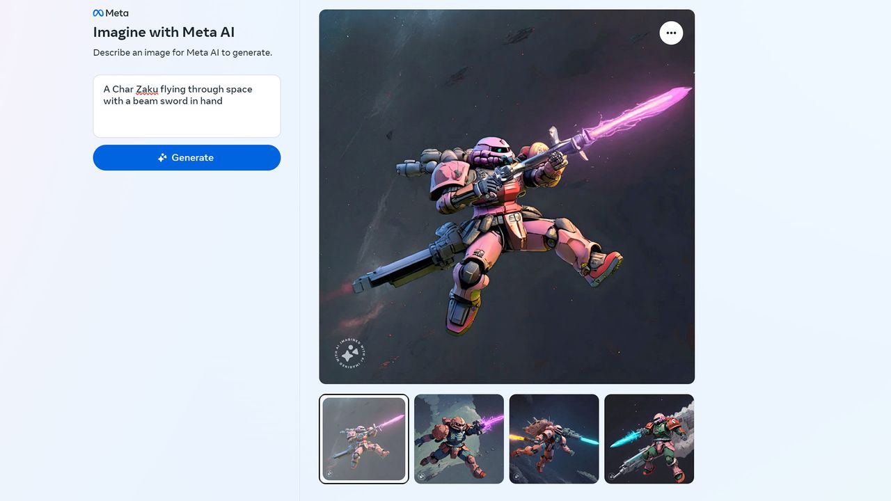 Char's Zaku, according to Meta