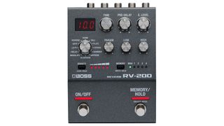 Boss RV-200 Reverb guitar effects pedal