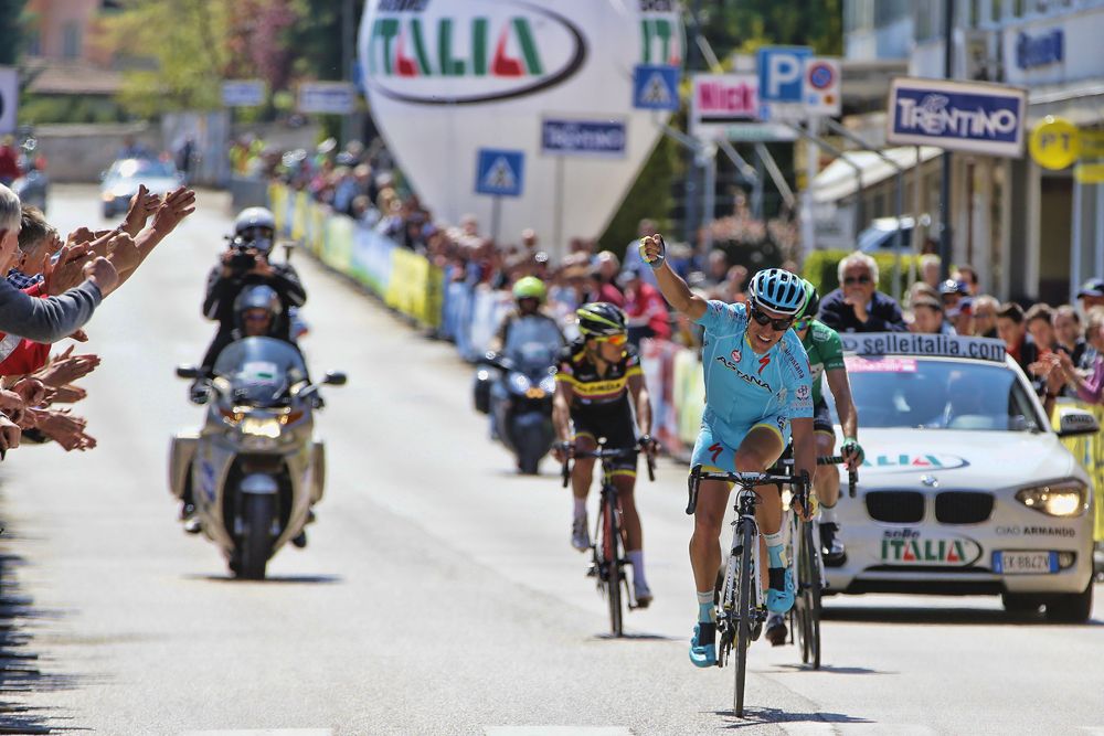 Paolo Tiralongo (Astana) takes his first win of the season