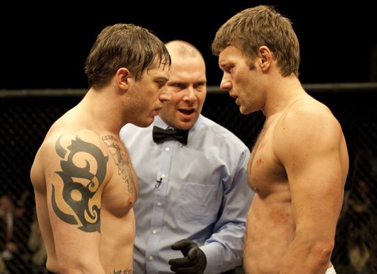 Warrior - Tom Hardy &amp; Joel Edgerton face off as scrapping siblings in the fight drama