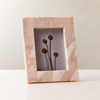 Marble picture frame.