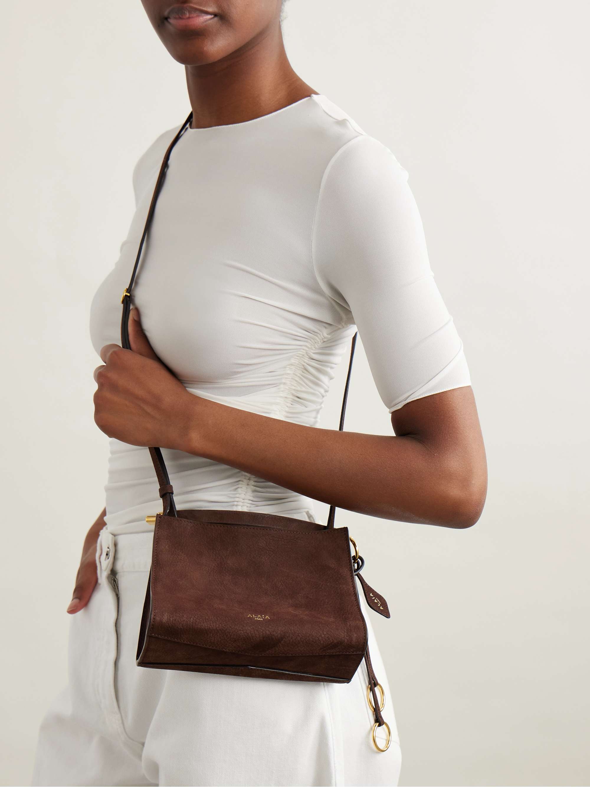 Le Click Small Nubuck Shoulder Bag