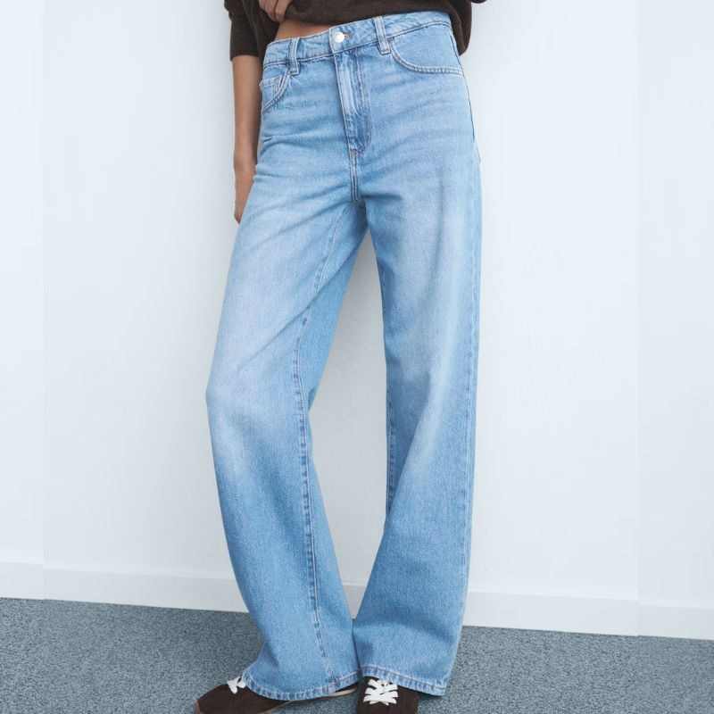 Mango blue denim jeans