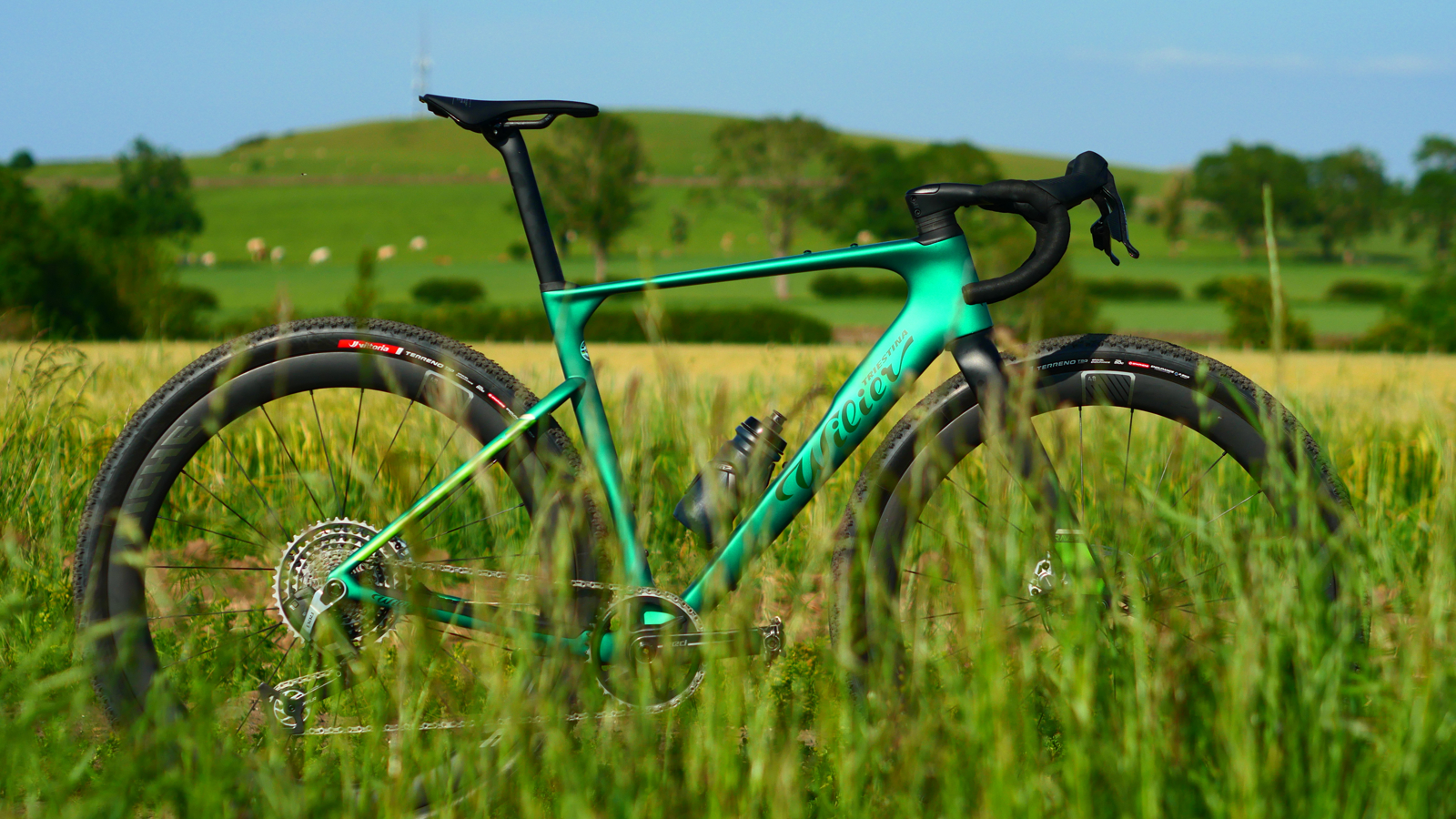 Wilier Rave SLR ID2 pictured on a gravel track