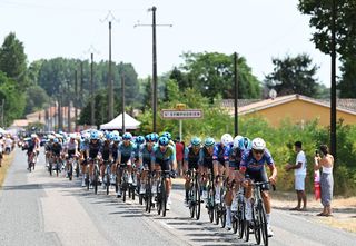 Tour de France stage 7 LIVE: Mads Pedersen increases lead in the points classification at the intermediate sprint, as riders head towards bunch finish