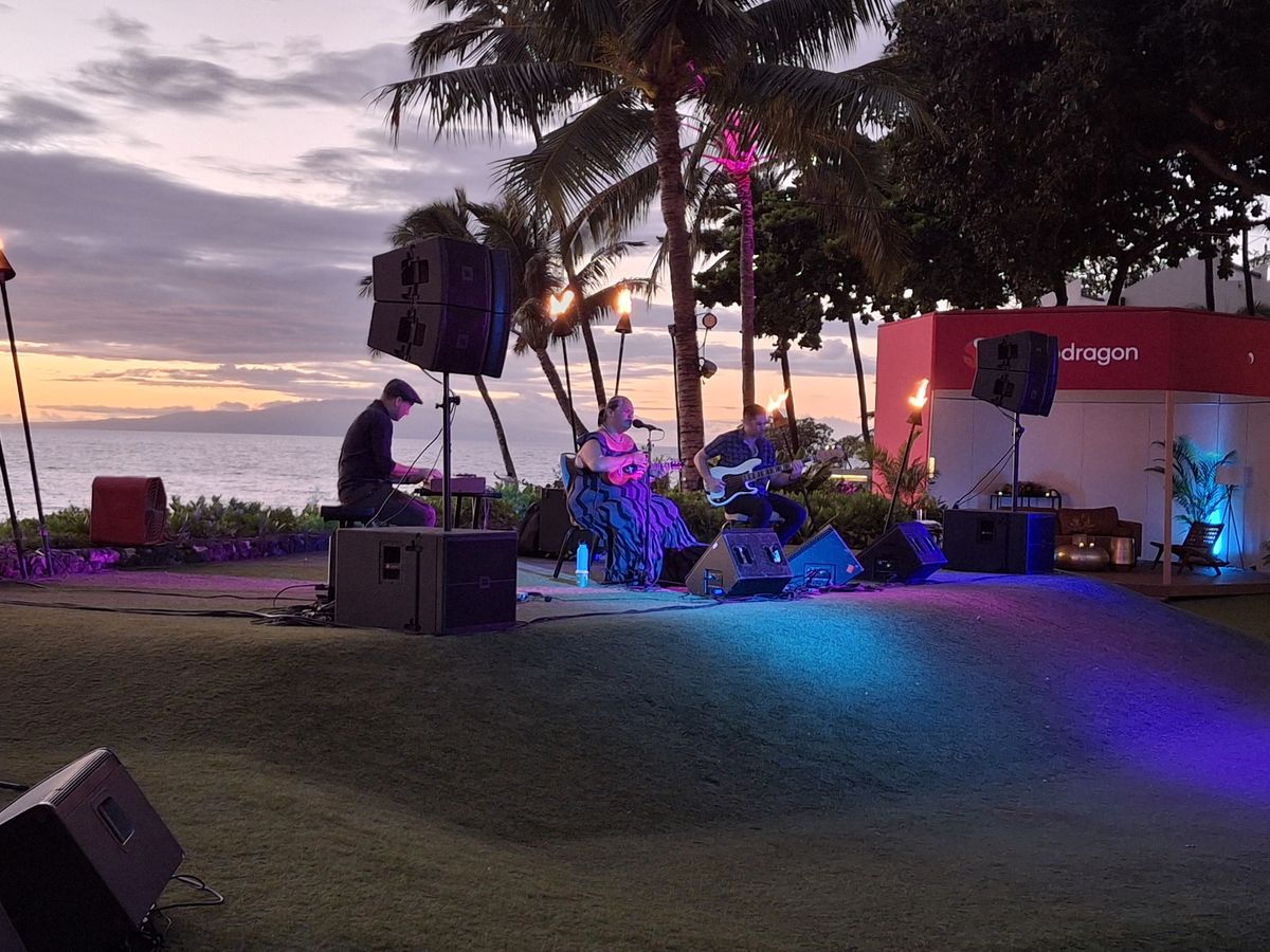 Hawaiian Luau at dusk shot by Galaxy A35
