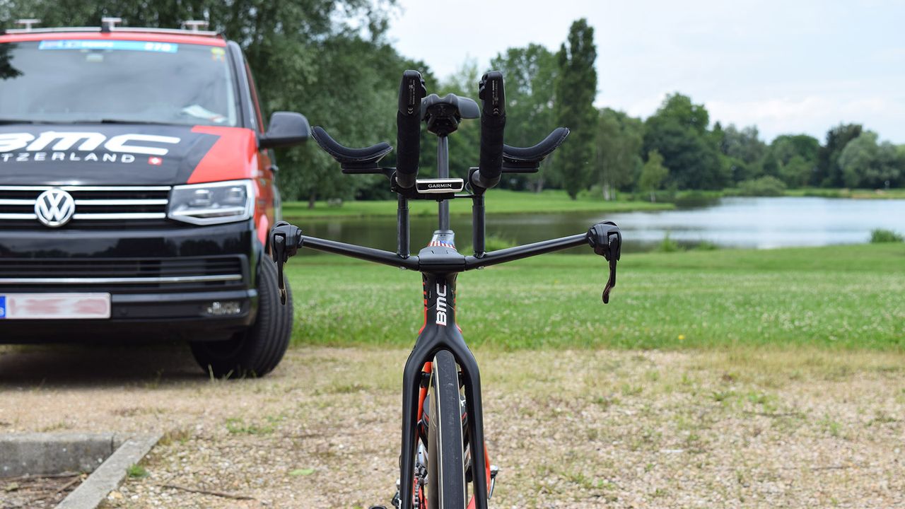 Truncated tube profiles throughout the bike improve aerodynamics