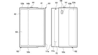 Alleged Samsung Galaxy Z Slide/Roll patent filing