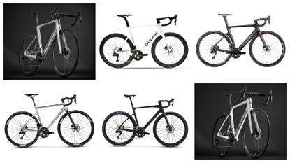 Image shows bikes with new Shimano 105 Di2