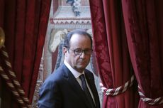 French President Francois Hollande is on his way out. 