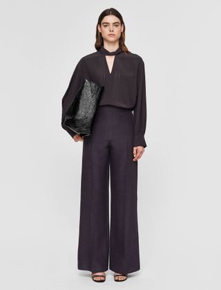 Alane Evening Silk Blend Trousers