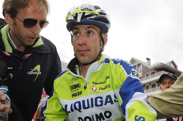 Vincenzo Nibali's hard work paid off with a third place overall.