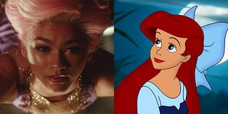 Zendaya in The Greatest Showman and The Little Mermaid's Ariel