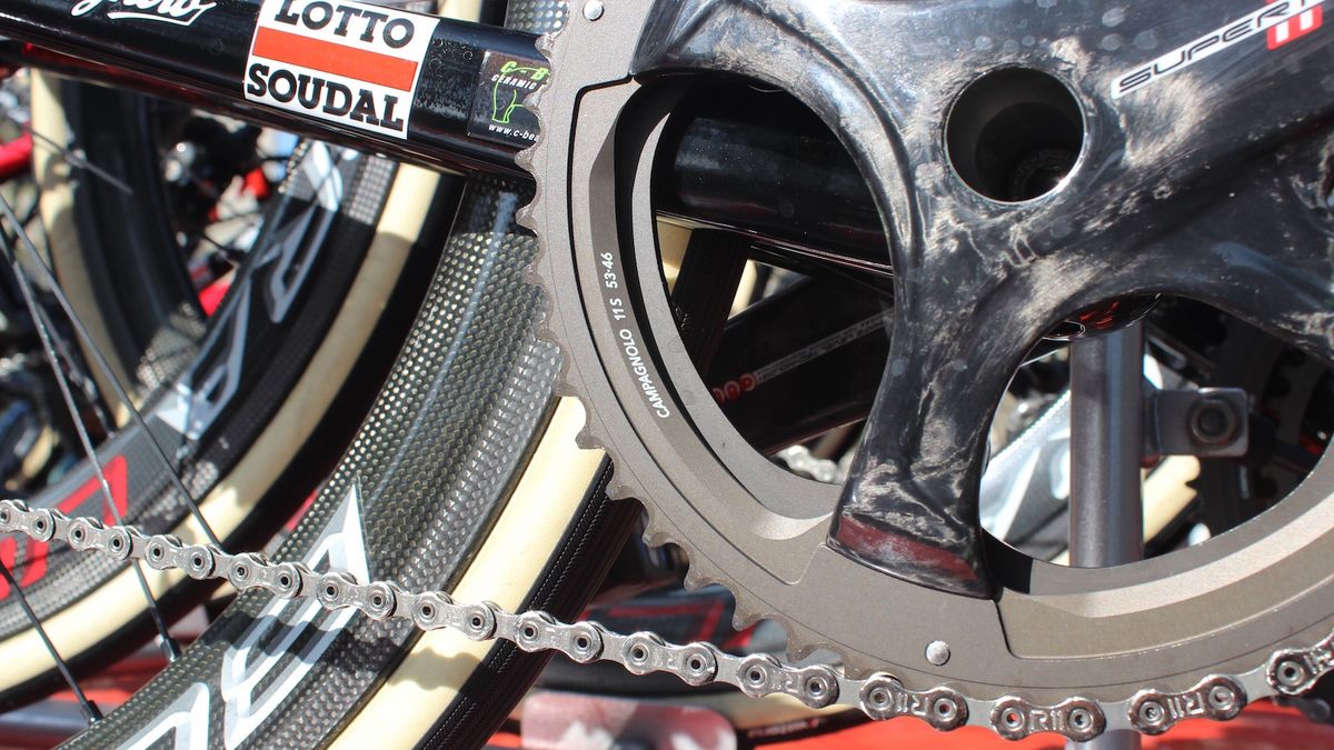 Andre Greipel was running super-close 53/46 chainrings